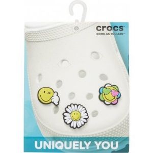 BNWT 🌈👍🌼 CROCS Smiley World Jibbitz Charms Pack
